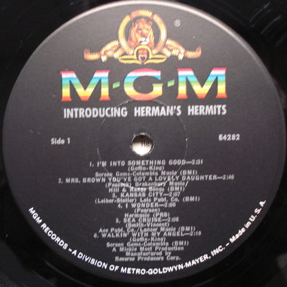 Herman's Hermits : Introducing Herman's Hermits (LP, Album, Mono, 2nd)