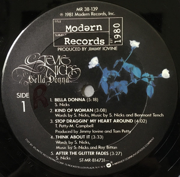 Stevie Nicks : Bella Donna (LP, Album, Club, Col)