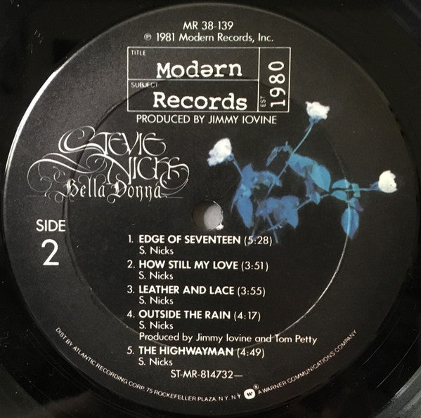 Stevie Nicks : Bella Donna (LP, Album, Club, Col)