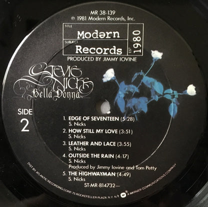 Stevie Nicks : Bella Donna (LP, Album, Club, Col)