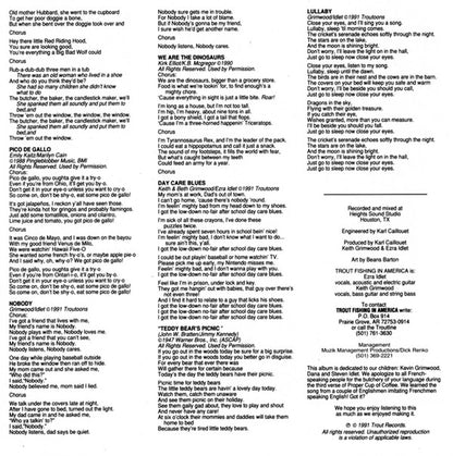 Trout Fishing In America : Big Trouble (CD, Album)