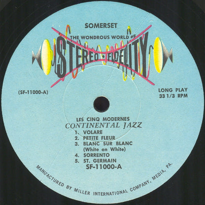 Les Cinq Modernes : Continental Jazz (LP, Album)