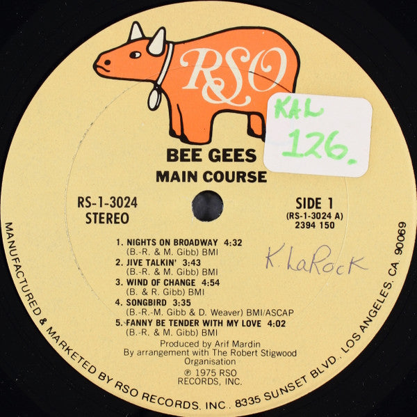 Bee Gees : Main Course (LP, Album, RE, Pit)