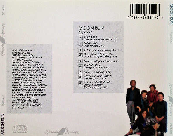 Trapezoid : Moon Run (CD, Album, RE)