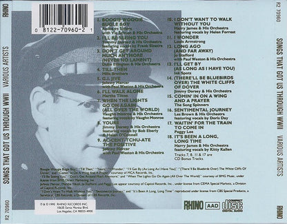 Various : Songs That Got Us Through WWII (CD, Comp)