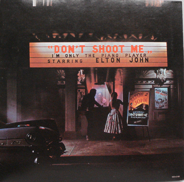 Elton John : Don't Shoot Me I'm Only The Piano Player (LP, Album, Club, Bla)