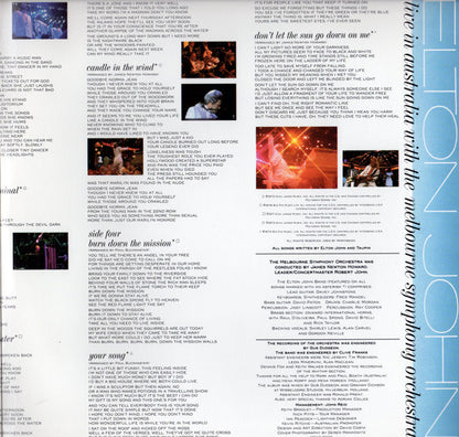 Elton John With Melbourne Symphony Orchestra : Live In Australia (2xLP, Album, Club)