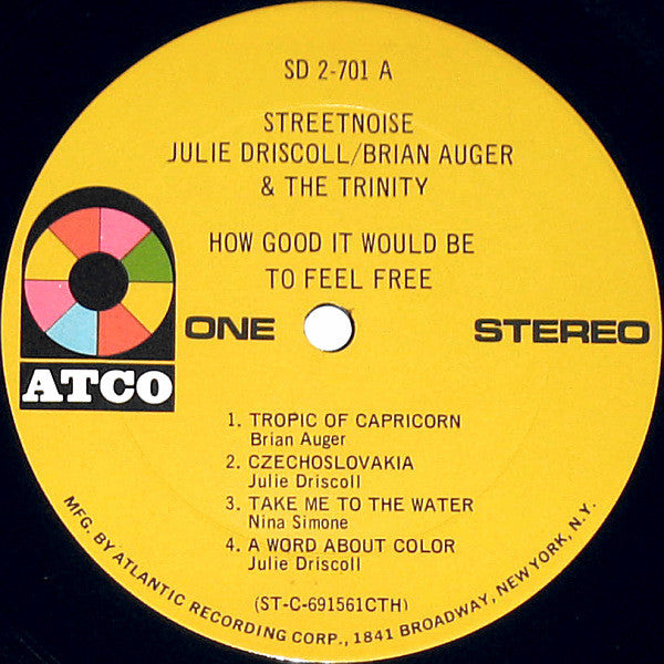 Julie Driscoll, Brian Auger & The Trinity : Streetnoise (2xLP, Album, CTH)