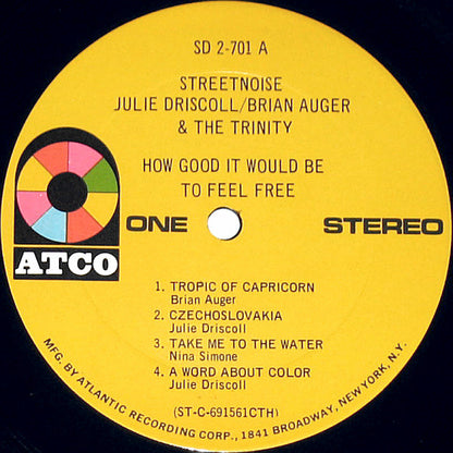 Julie Driscoll, Brian Auger & The Trinity : Streetnoise (2xLP, Album, CTH)