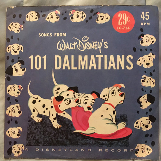 Unknown Artist : Songs from Walt Disney's 101 Dalmatians (7")