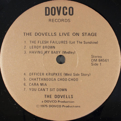 The Dovells : The Dovells Live On Stage (LP)