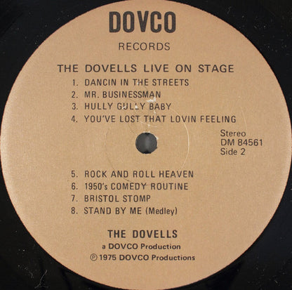 The Dovells : The Dovells Live On Stage (LP)