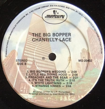 Big Bopper : Chantilly Lace (LP, Album)