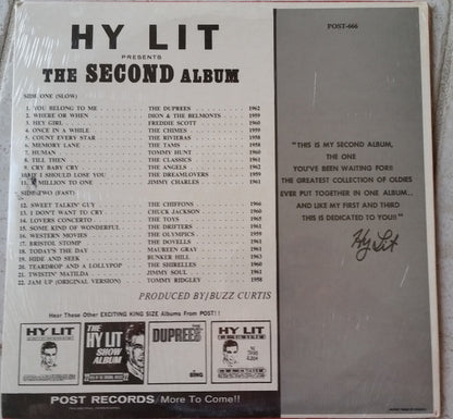 Various : Hy Lit Presents 22 Original Hits From The Original Artists The Second Album (LP, Comp, Mono)