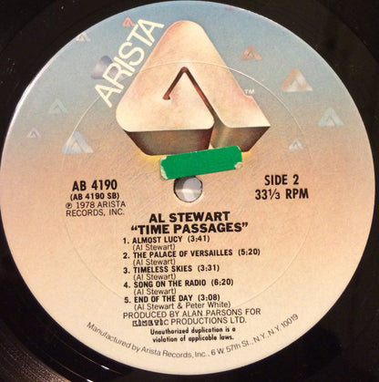 Al Stewart : Time Passages (LP, Album, Club, RP, CRC)