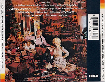 Kenny Rogers & Dolly Parton : Once Upon A Christmas (CD, Album, RE)