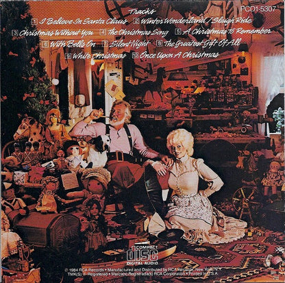 Kenny Rogers & Dolly Parton : Once Upon A Christmas (CD, Album, RE)