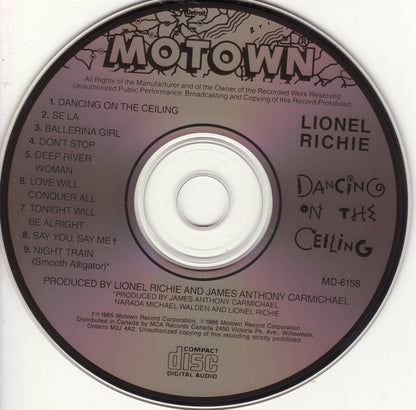 Lionel Richie : Dancing On The Ceiling (CD, Album)