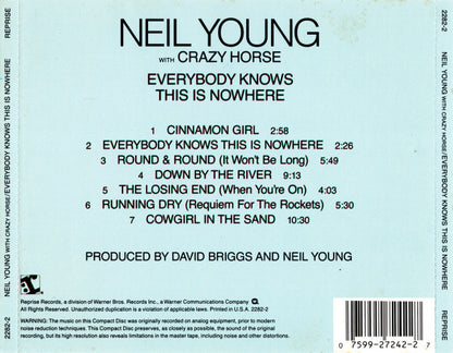 Neil Young With Crazy Horse : Everybody Knows This Is Nowhere (CD, Album, RE)