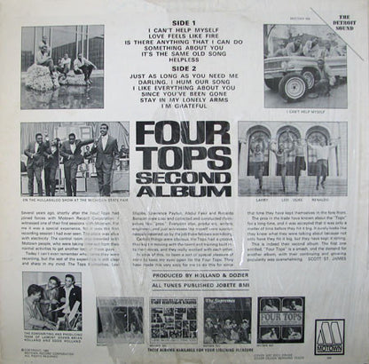 Four Tops : Second Album (LP, Album, Mono, Roc)