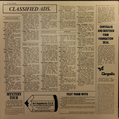 Jethro Tull : Thick As A Brick (LP, Album, RE, Gat)