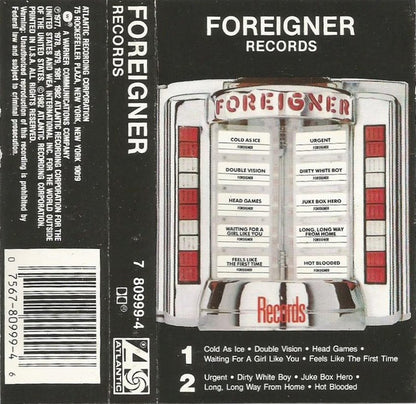 Foreigner : Records (Cass, Comp, SR,)