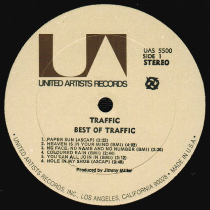 Traffic : Best Of Traffic (LP, Comp, RE, All)