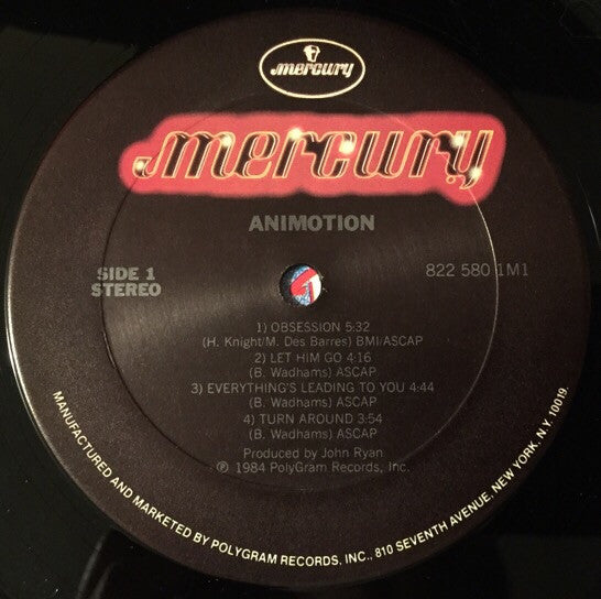 Animotion : Animotion (LP, Album, Club)