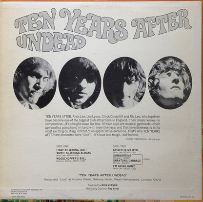 Ten Years After : Undead (LP, Album)