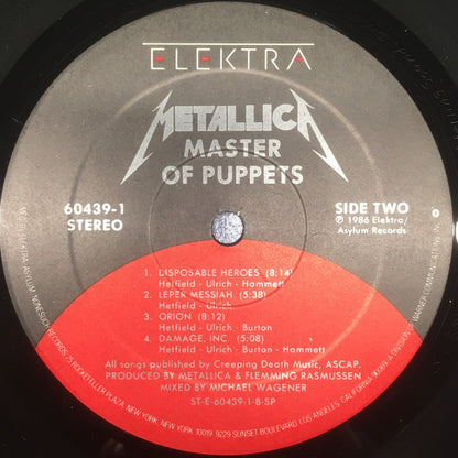 Metallica : Master Of Puppets (LP, Album, Spe)