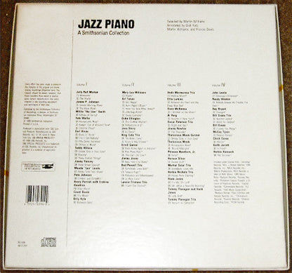 Various : Jazz Piano (A Smithsonian Collection) (4xCD, Album, Comp, Mono + Box)