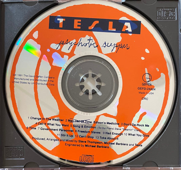 Tesla : Psychotic Supper (CD, Album, Club, CRC)