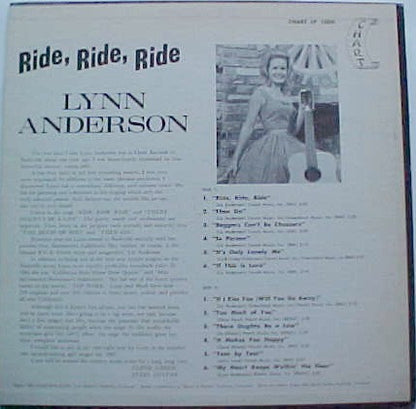 Lynn Anderson : Ride, Ride, Ride (LP, Album, Mono)