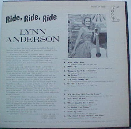 Lynn Anderson : Ride, Ride, Ride (LP, Album, Mono)