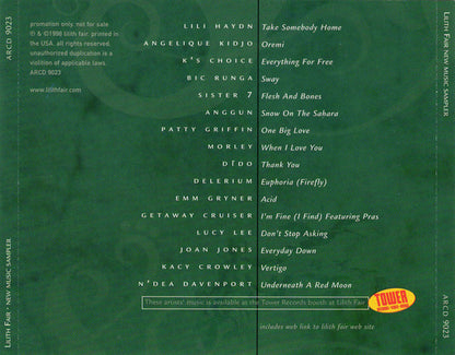 Various : Lilith Fair New Music Sampler (CD, Comp, Promo)