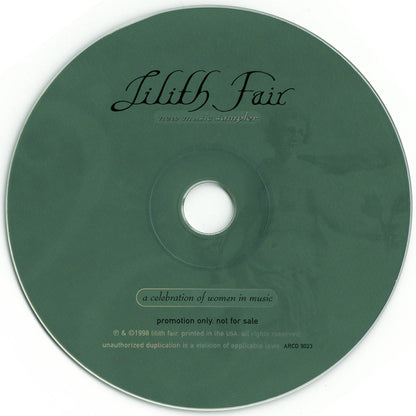 Various : Lilith Fair New Music Sampler (CD, Comp, Promo)