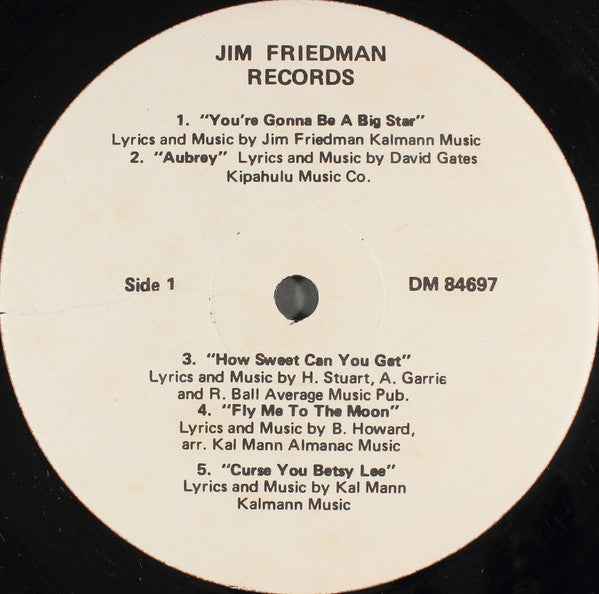 Jim Friedman (4) : Hungry (LP)