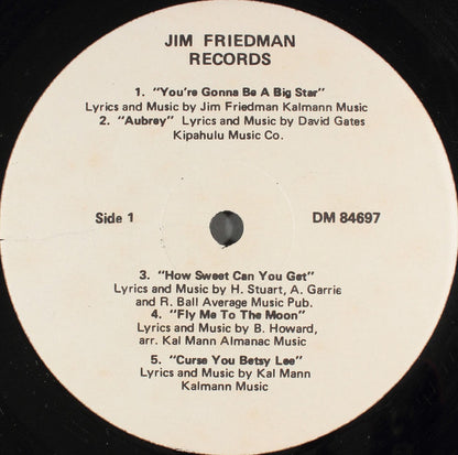 Jim Friedman (4) : Hungry (LP)
