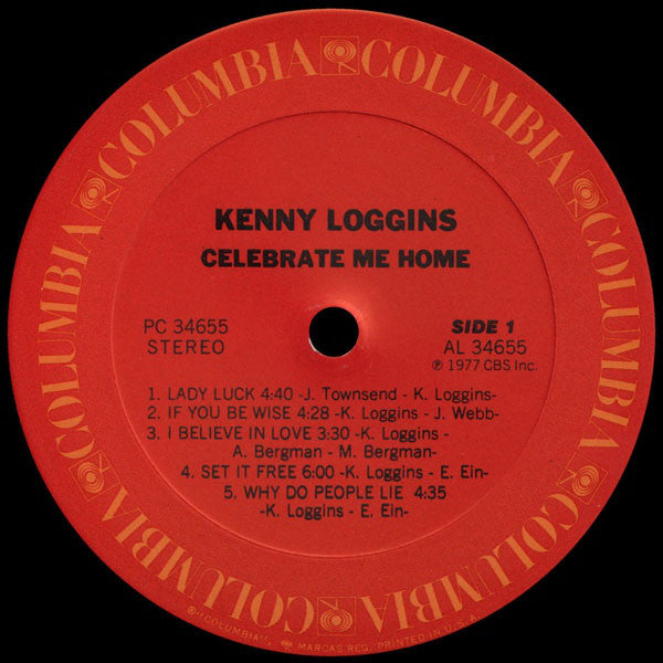 Kenny Loggins : Celebrate Me Home (LP, Album, San)