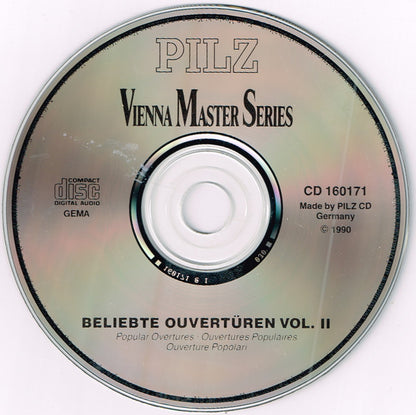 Süddeutsche Philharmonie Conducted By Alfred Scholz : Popular Overtures - Vol. 1 And 2 (2xCD, Comp)