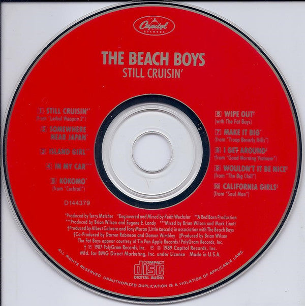 Buy The Beach Boys : Still Cruisin' (CD, Album, Club) Online for a