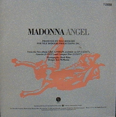 Madonna : Angel (7", Single)