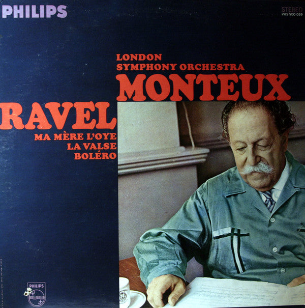 Maurice Ravel, Pierre Monteux, The London Symphony Orchestra : Ma Mere L'Oye; La Valse; Bolero (LP)