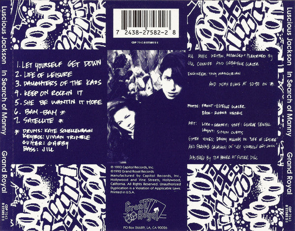 Buy Luscious Jackson : In Search Of Manny (CD, MiniAlbum, RE, Jax 