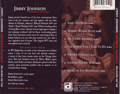 Jimmy Johnson (8) : Pepper's Hangout (CD, Album)