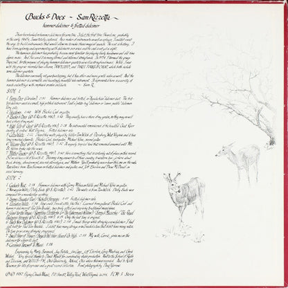 Sam Rizzetta : Bucks & Does (LP, Album)