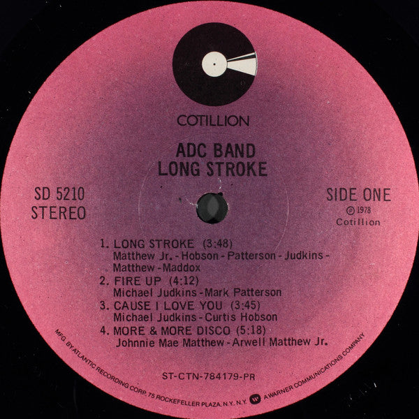 ADC Band : Long Stroke (LP, Album, PR)
