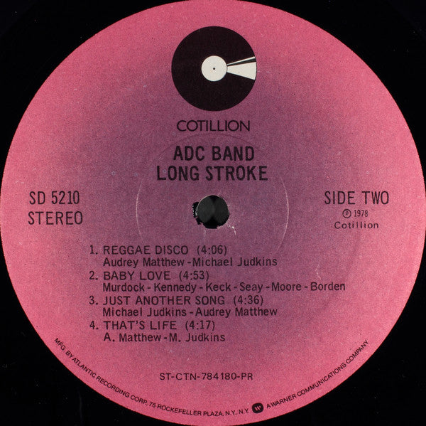 ADC Band : Long Stroke (LP, Album, PR)