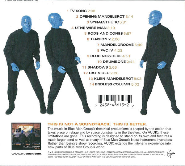 Blue Man Group : Audio (HDCD, Album, O-C)