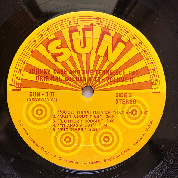 Johnny Cash & The Tennessee Two : Original Golden Hits Volume II (LP, Comp)